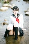 [新姬上線][會員][圖包][CosPlay]蘿莉嫩妹@超級美穴@落落Raku之閃光少女~Shining Days~ 戶外露出的學妹 密穴粉嫩 香甜可口 硬得哥哥停不下來