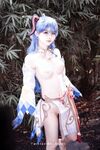 萌新推特00後露臉美少女▌白莉愛吃巧克力▌超色情Cos甘雨粉嫩凸激乳粒 嬌艷欲體粉嫩白虎色氣滿滿